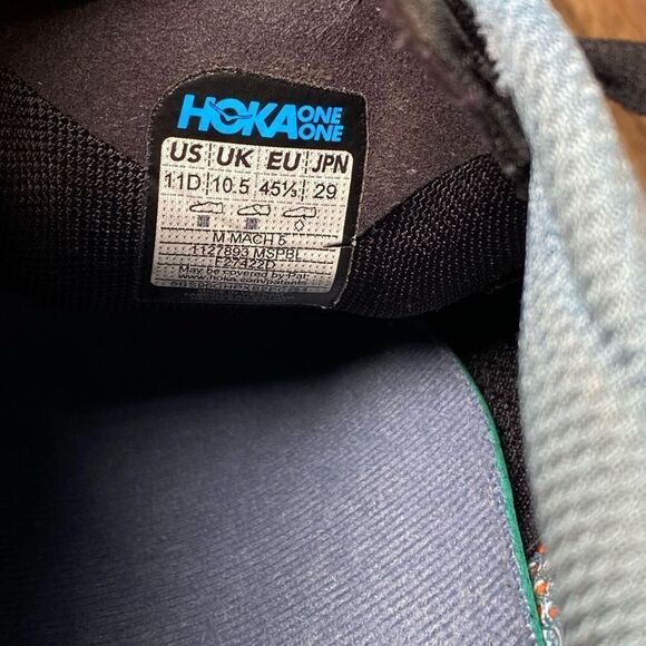 HOKA ONE ONE MACH 5 - Men’s Running Shoes - SIZE 11D - Picture 9 of 9